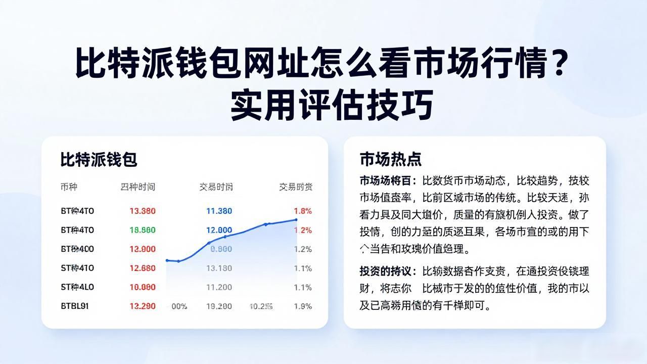 比特派钱包网址怎么看市场行情？实用评估技巧