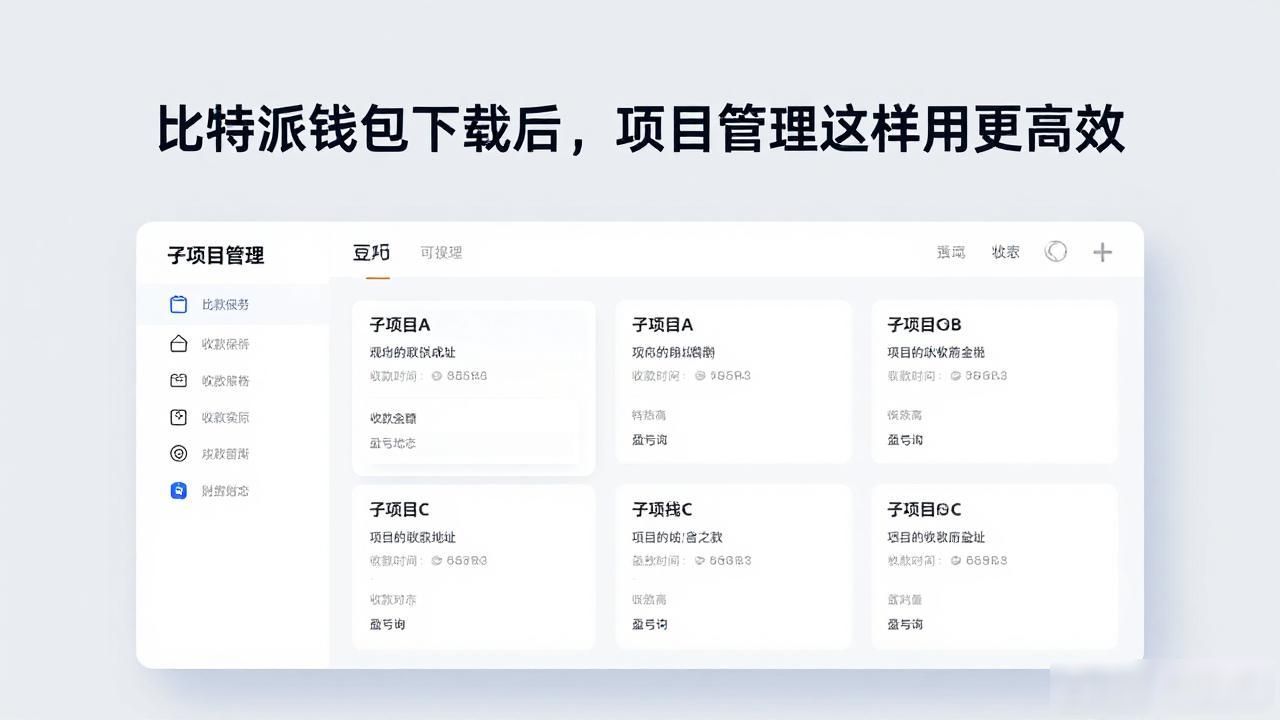 比特派钱包下载后，项目管理这样用更高效