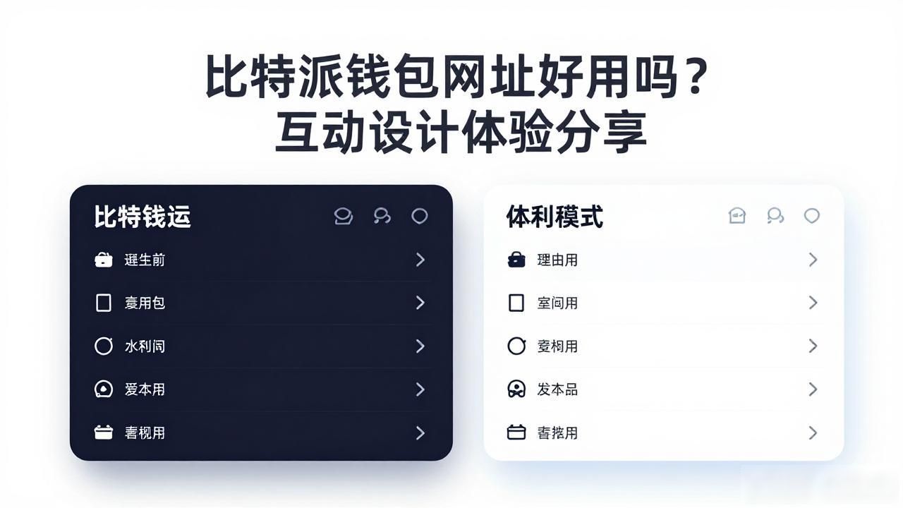 比特派钱包网址好用吗?互动设计体验分享-第1张图片-比特派钱包app官方下载最新版本_比特派钱包官网下载_比特派官方下载安卓版-Bitpie比特派全球多链数字钱包下载 比特派钱包网址好用吗?互动设计体验分享-第1张图片-比特派钱包app官方下载最新版本_比特派钱包官网下载_比特派官方下载安卓版-Bitpie比特派全球多链数字钱包下载