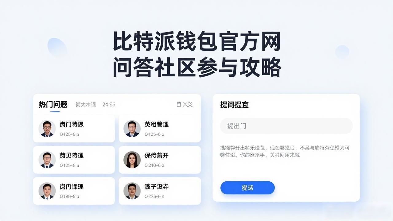 比特派钱包官方网问答社区参与攻略
