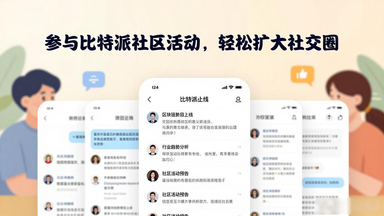参与比特派社区活动，轻松扩大社交圈