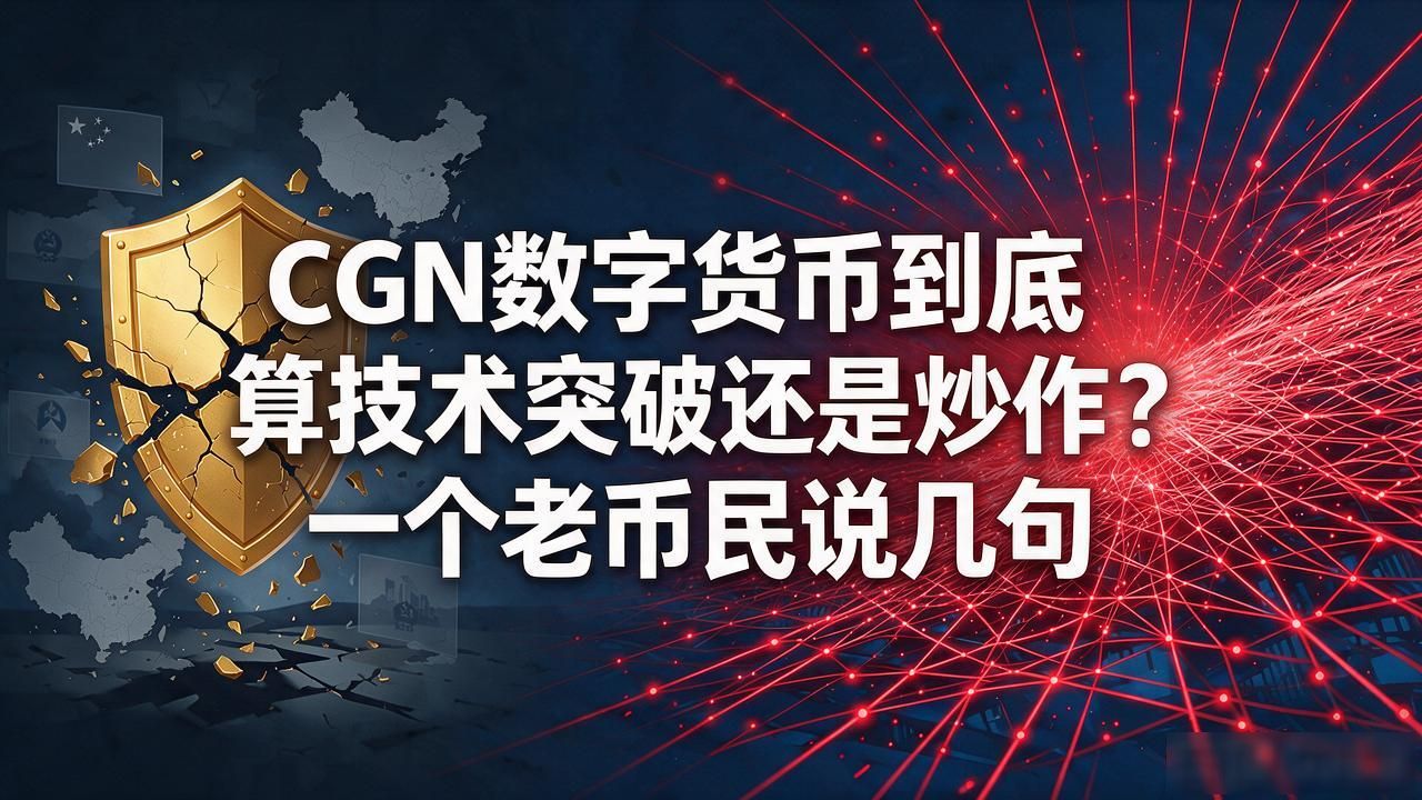 CGN数字货币到底算技术突破还是炒作？一个老币民说几句