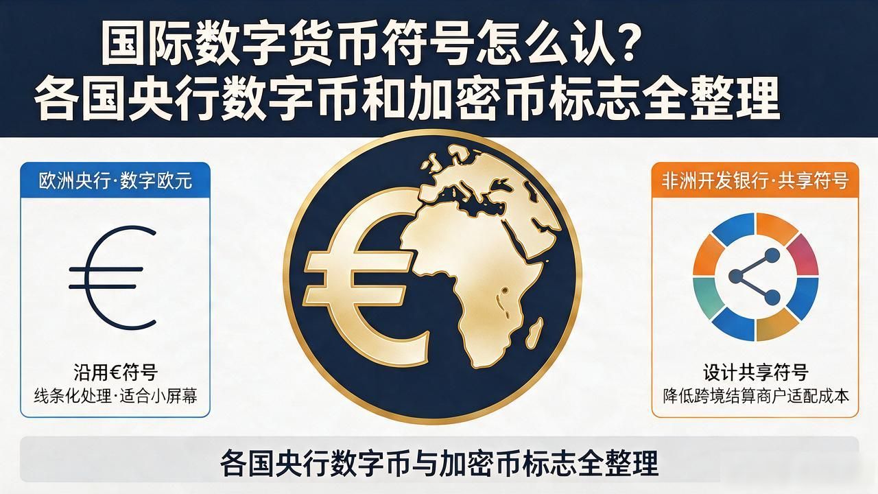国际数字货币符号怎么认？各国央行数字币和加密币标志全整理