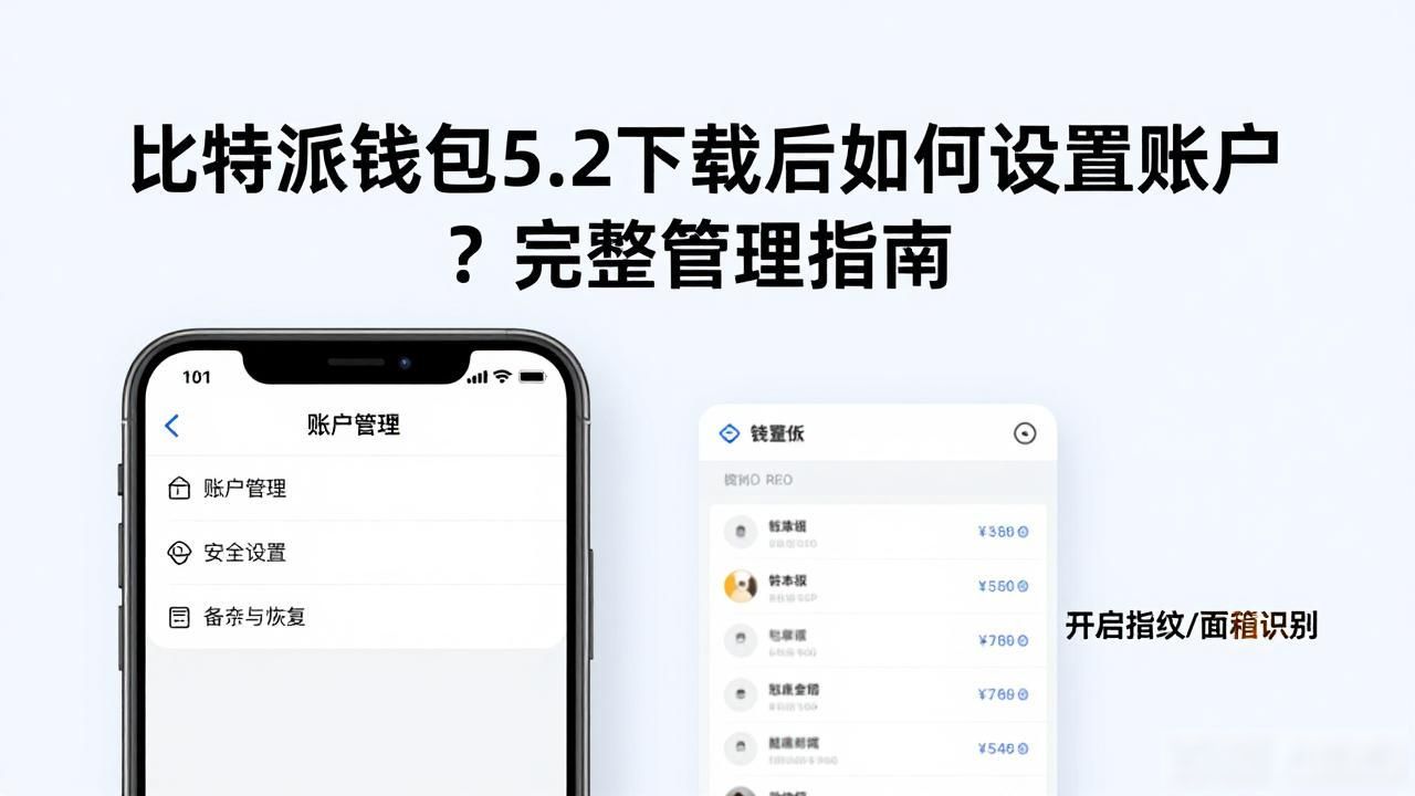 比特派钱包5.2下载后如何设置账户?完整管理指南-第1张图片-比特派钱包app官方下载最新版本_比特派钱包官网下载_比特派官方下载安卓版-Bitpie比特派全球多链数字钱包下载 比特派钱包5.2下载后如何设置账户?完整管理指南-第1张图片-比特派钱包app官方下载最新版本_比特派钱包官网下载_比特派官方下载安卓版-Bitpie比特派全球多链数字钱包下载