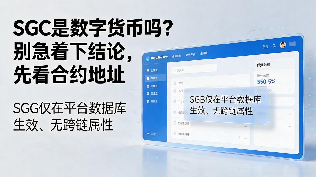 SGC是数字货币吗？别急着下结论，先看合约地址