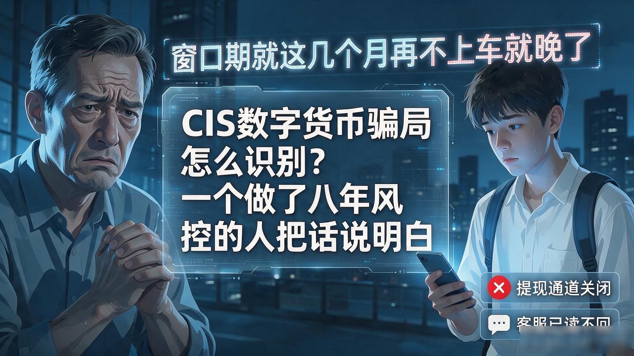 CIS数字货币骗局怎么识别？一个做了八年风控的人把话说明白