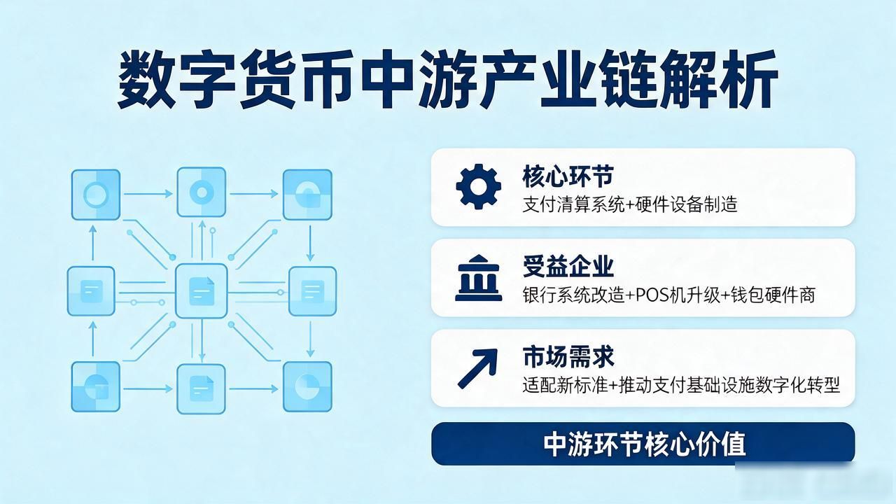 数字货币概念股产业链全解析