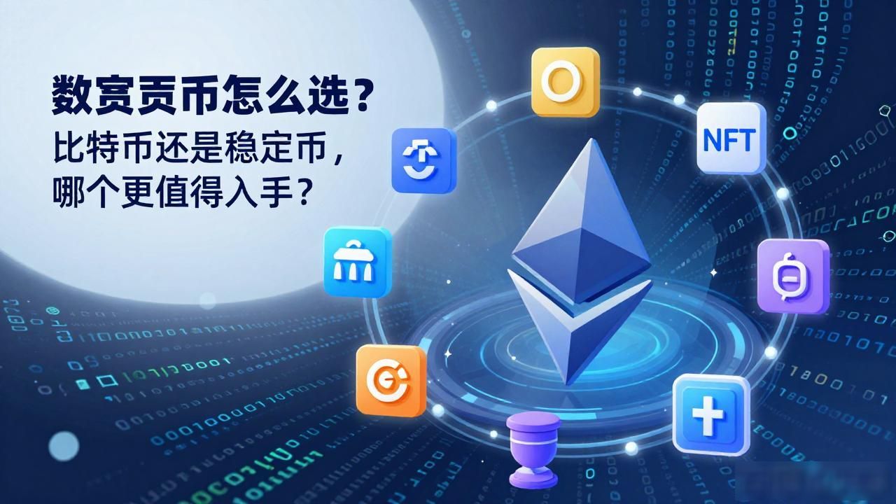 数字货币怎么选？比特币还是稳定币，哪个更值得入手？