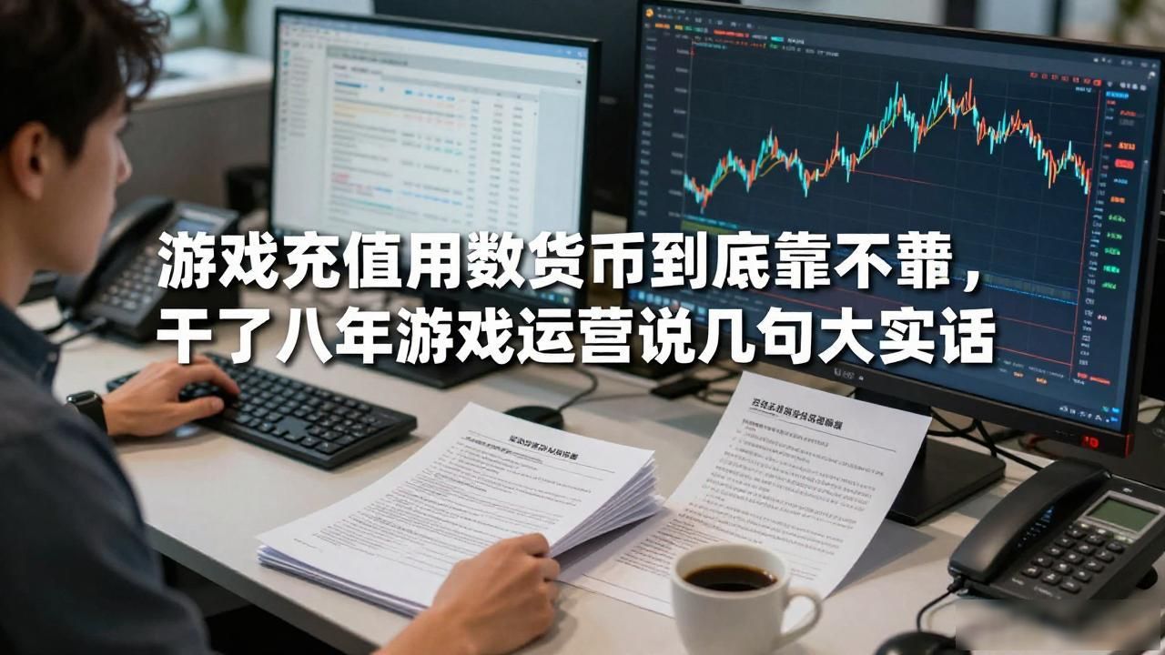 游戏充值用数字货币到底靠不靠谱，干了八年游戏运营说几句大实话