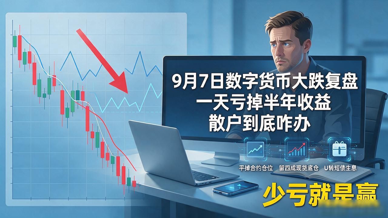 9月7日数字货币大跌复盘 一天亏掉半年收益 散户到底咋办