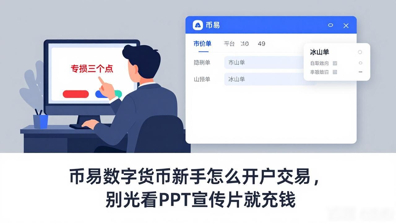 币易数字货币新手怎么开户交易，别光看PPT宣传片就充钱