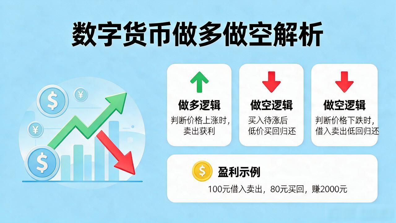 数字货币做多做空全解析，新手一看就会