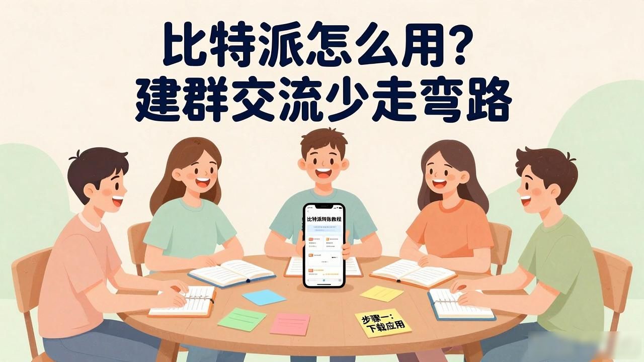 比特派怎么用？建群交流少走弯路