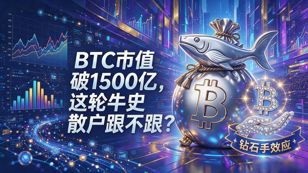 BTC市值破1500亿，这轮牛市散户跟不跟？
