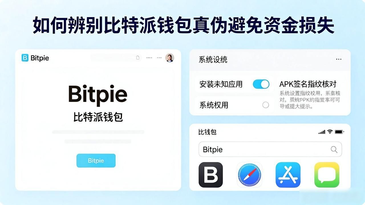 如何辨别比特派钱包真伪避免资金损失-第1张图片-比特派钱包app官方下载最新版本_比特派钱包官网下载_比特派官方下载安卓版-Bitpie比特派全球多链数字钱包下载