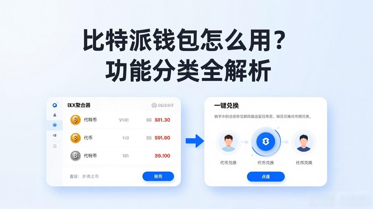 比特派钱包怎么用？功能分类全解析-第1张图片-比特派钱包app官方下载最新版本_比特派钱包官网下载_比特派官方下载安卓版-Bitpie比特派全球多链数字钱包下载