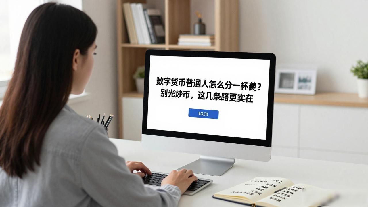 数字货币普通人怎么分一杯羹？别光炒币，这几条路更实在