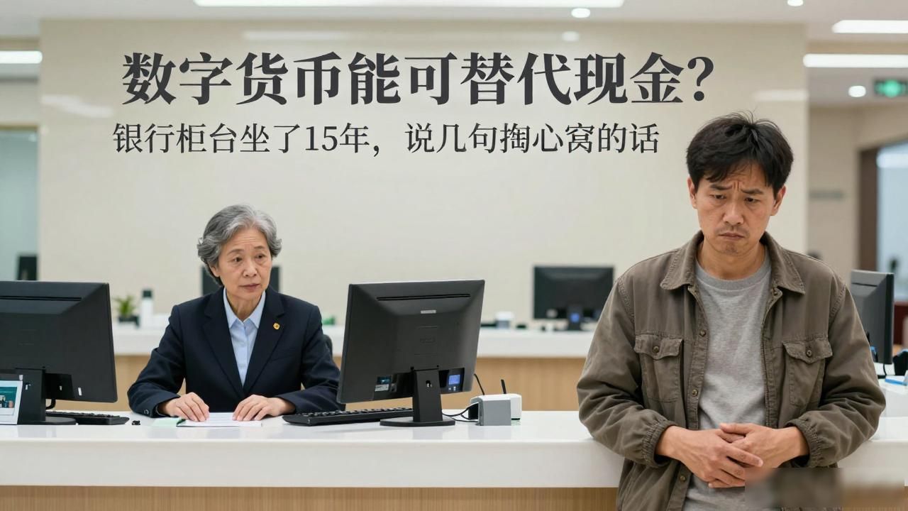 数字货币能否替代现金？银行柜台坐了15年，说几句掏心窝的话