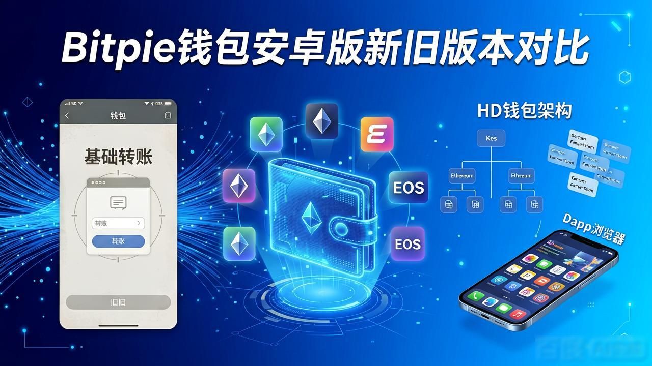 Bitpie钱包安卓版新旧版本对比，功能升级在哪？