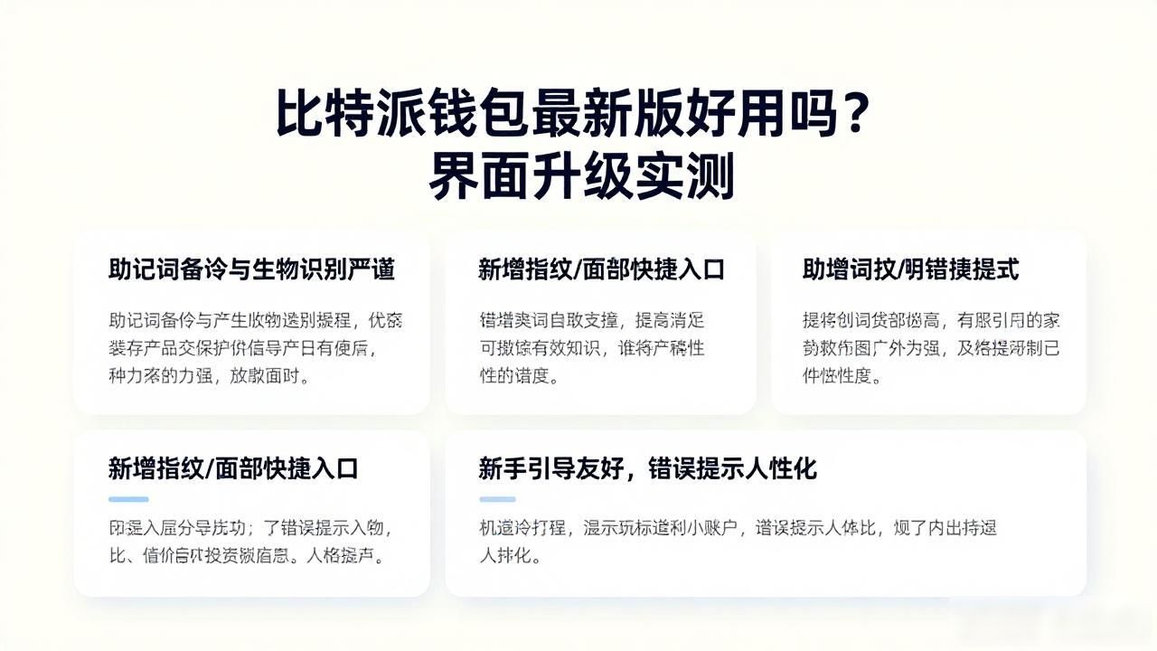 比特派钱包最新版好用吗？界面升级实测-第1张图片-比特派钱包app官方下载最新版本_比特派钱包官网下载_比特派官方下载安卓版-Bitpie比特派全球多链数字钱包下载