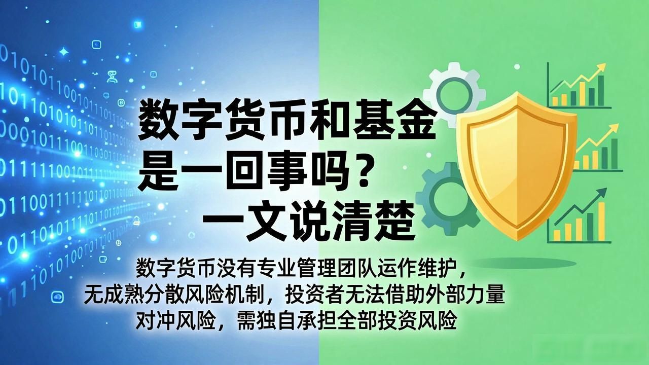 数字货币和基金是一回事吗？一文说清楚
