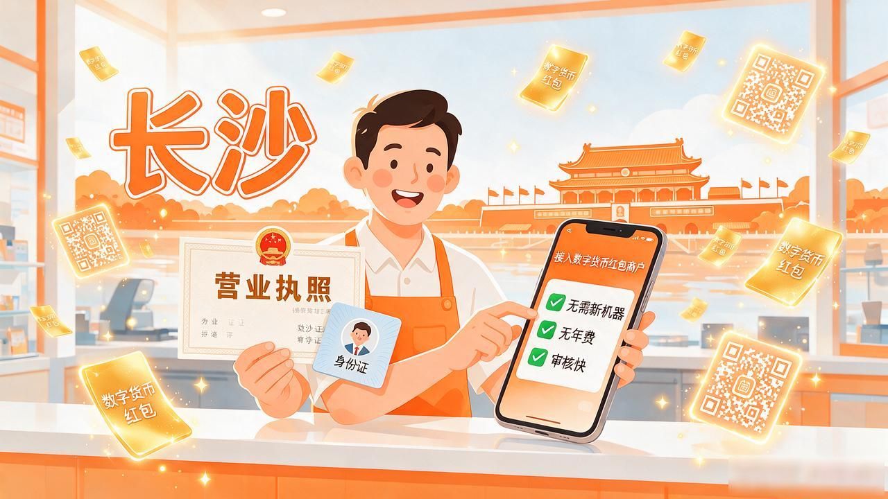 长沙数字货币红包商户怎么接入？街边开店的都该看看
