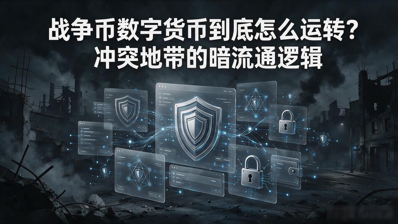 战争币数字货币到底怎么运转？冲突地带的暗流通逻辑