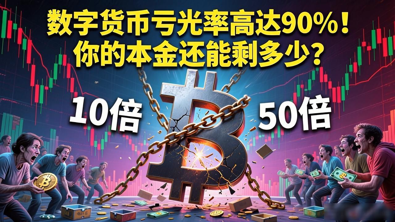 数字货币亏光率高达90%！你的本金还能剩多少
