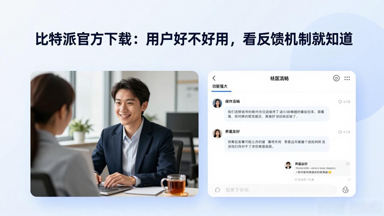 比特派官方下载：用户好不好用，看反馈机制就知道