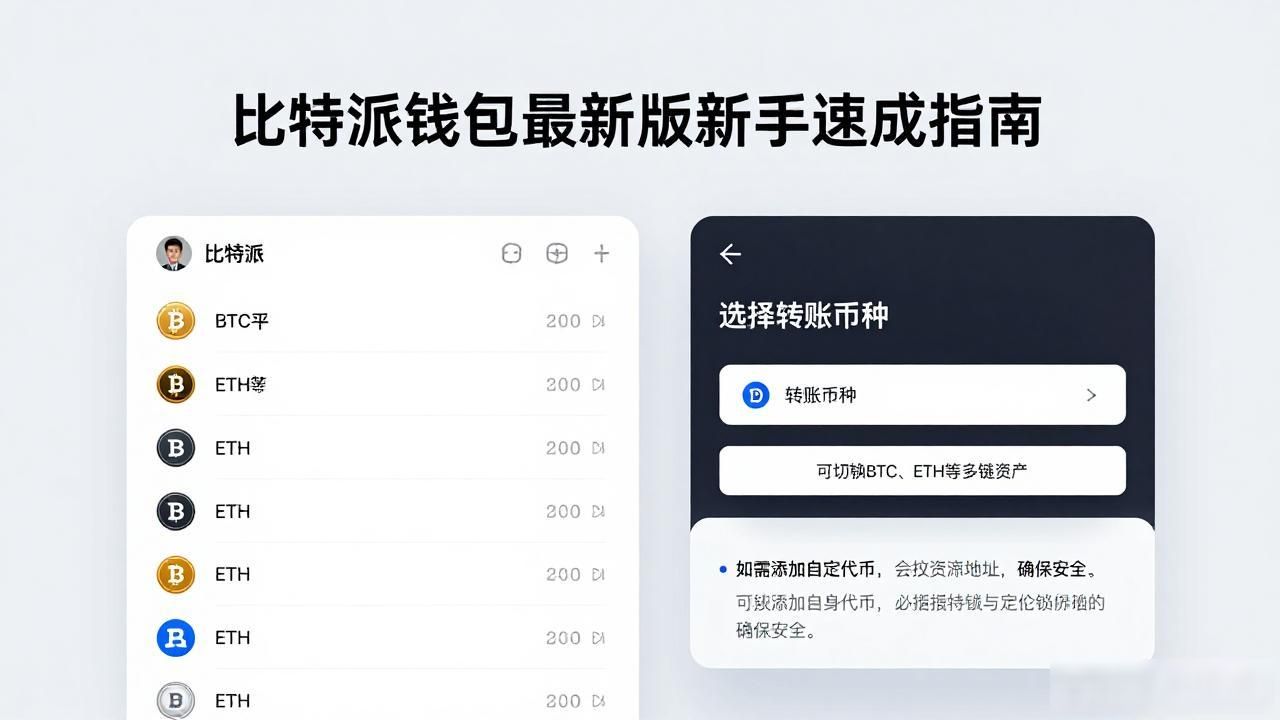 比特派钱包最新版新手速成指南