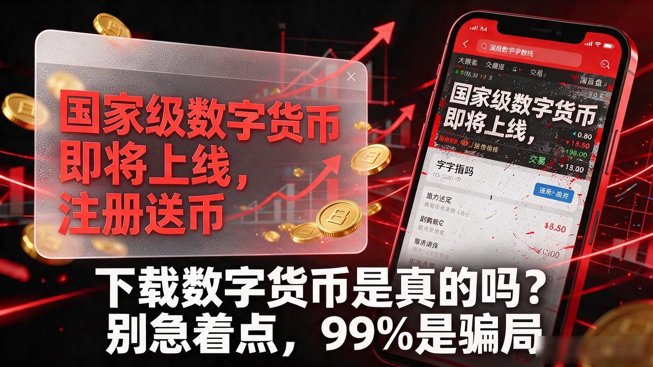 下载数字货币是真的吗？别急着点，99%是骗局
