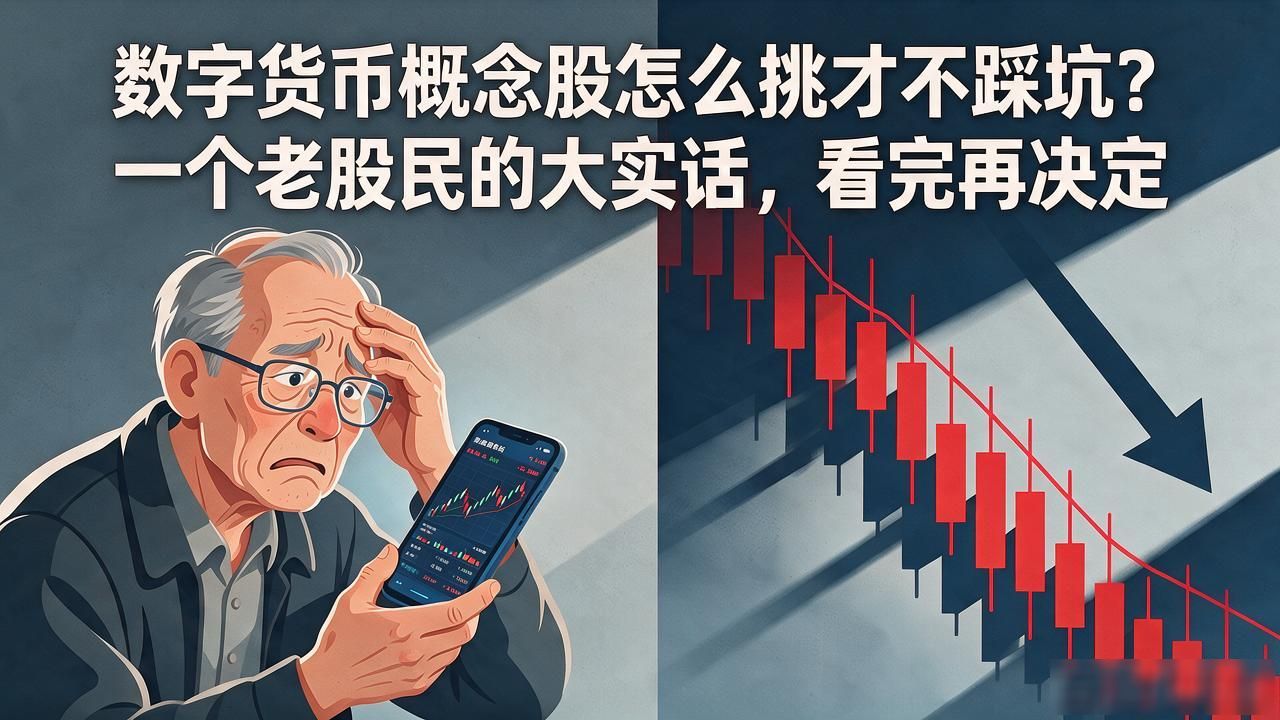 数字货币概念股怎么挑才不踩坑？一个老股民的大实话，看完再决定