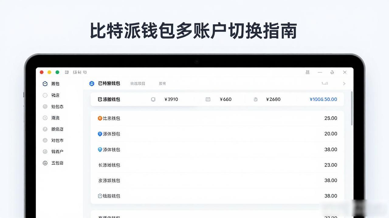 比特派钱包多账户切换指南-第1张图片-比特派钱包app官方下载最新版本_比特派钱包官网下载_比特派官方下载安卓版-Bitpie比特派全球多链数字钱包下载