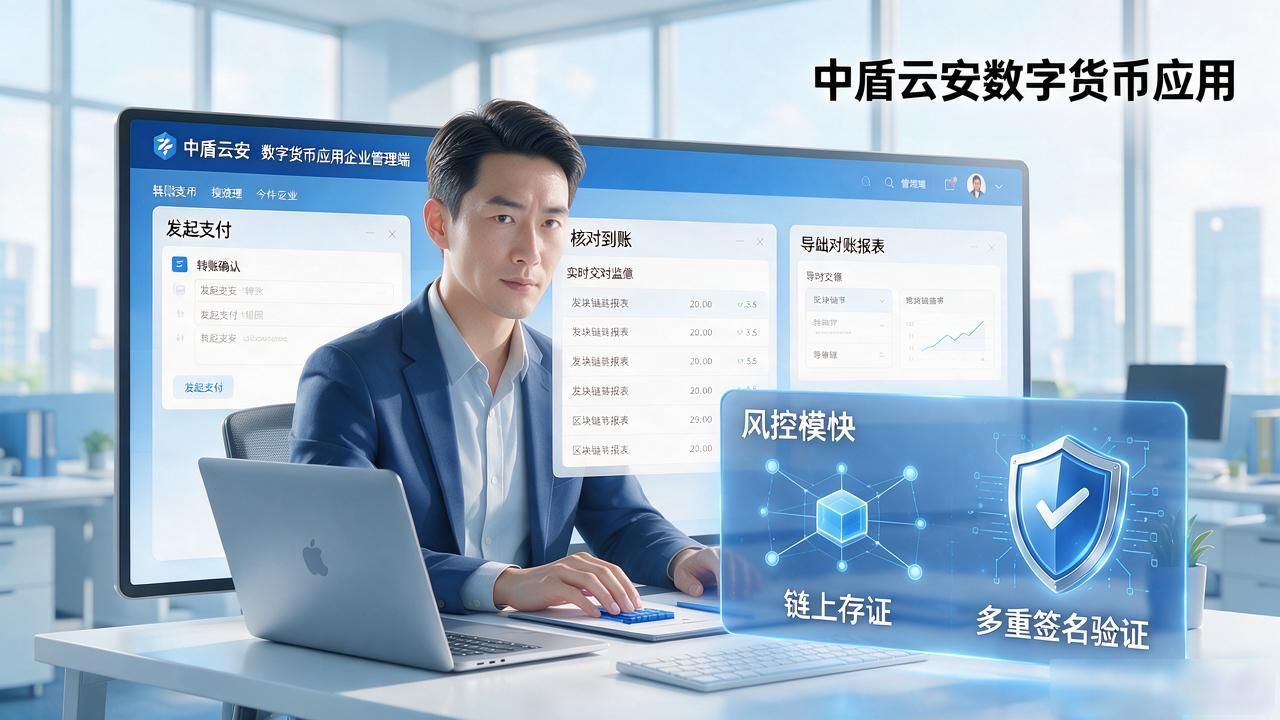 中盾云安数字货币应用好不好用，企业财务端实际体验说几句实话