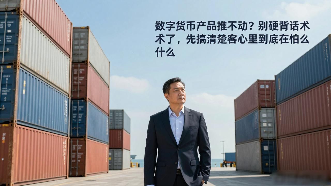 数字货币产品推不动？别硬背话术了，先搞清楚客户心里到底在怕什么