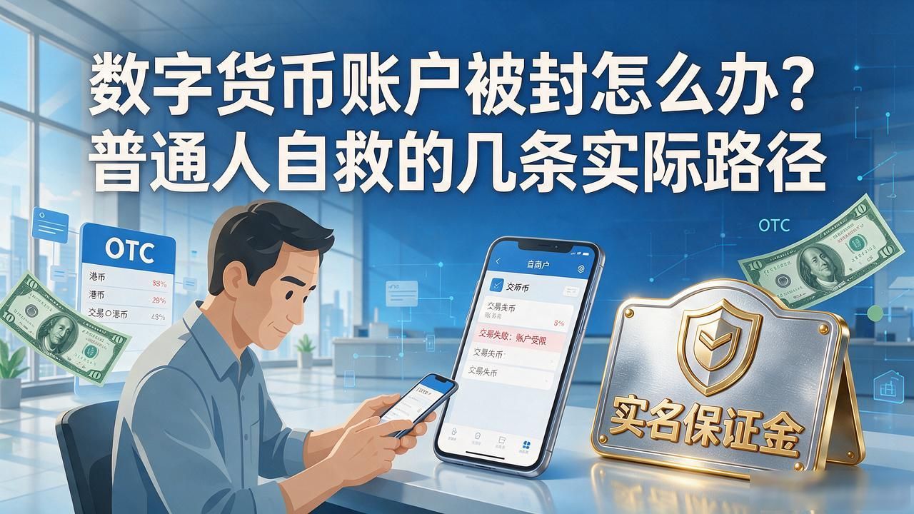 数字货币账户被封怎么办？普通人自救的几条实际路径