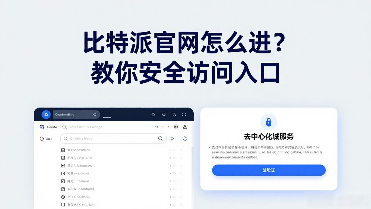 比特派官网怎么进？教你安全访问入口