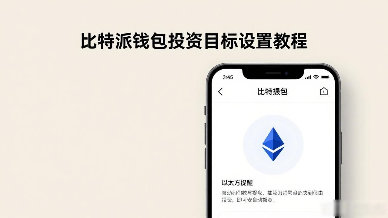 比特派钱包投资目标设置教程