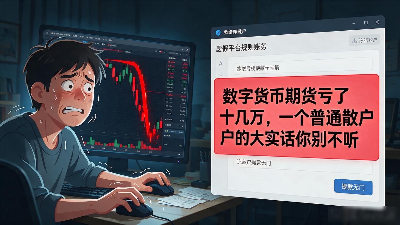 数字货币期货亏了十几万，一个普通散户的大实话你别不听