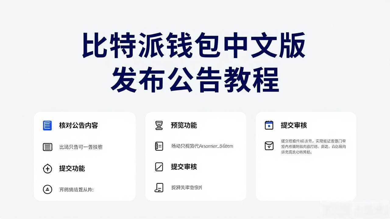 比特派钱包中文版发布公告教程