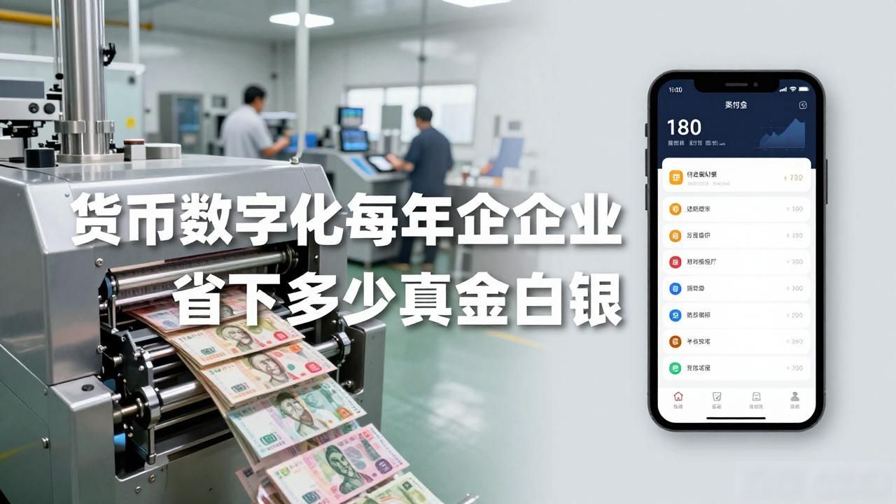 货币数字化每年为企业省下多少真金白银