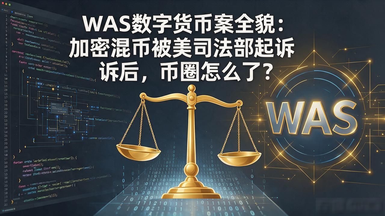 WAS数字货币案全貌：加密混币被美司法部起诉后，币圈怎么了