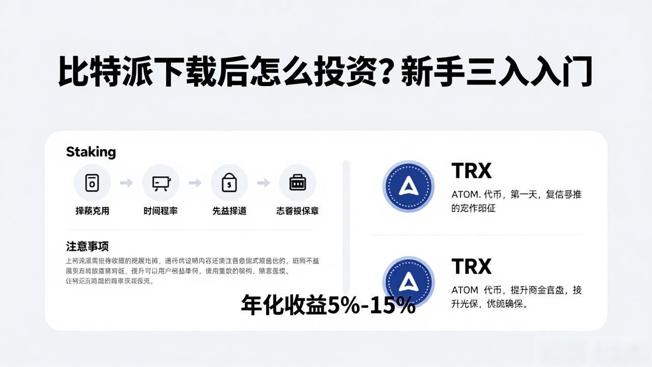比特派下载后怎么投资？新手三步入门