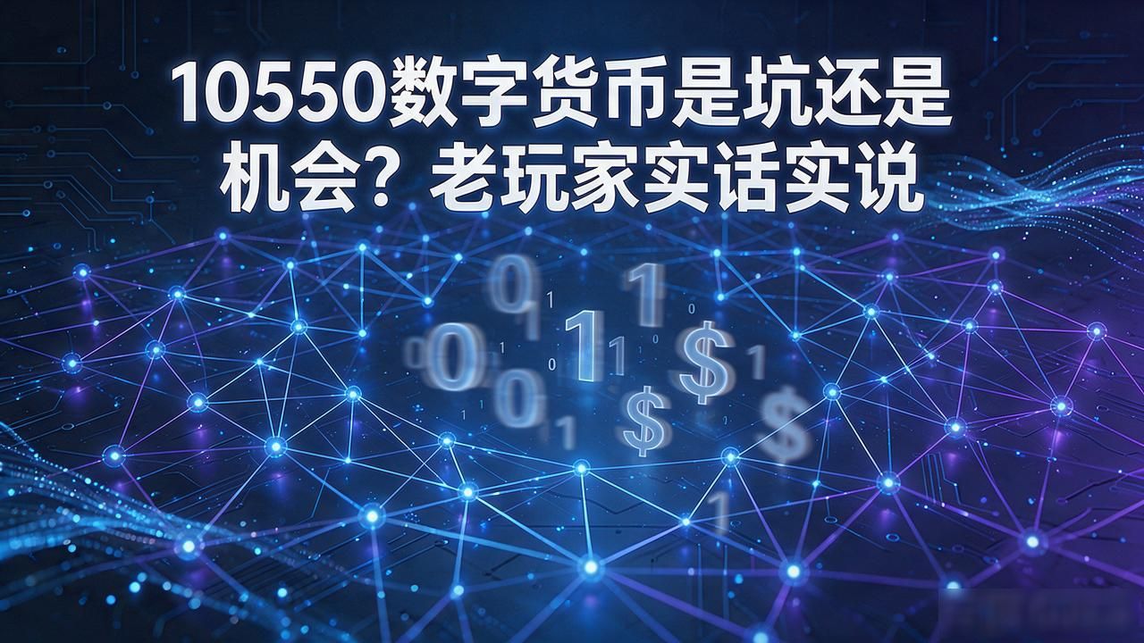 10550数字货币是坑还是机会？老玩家实话实说